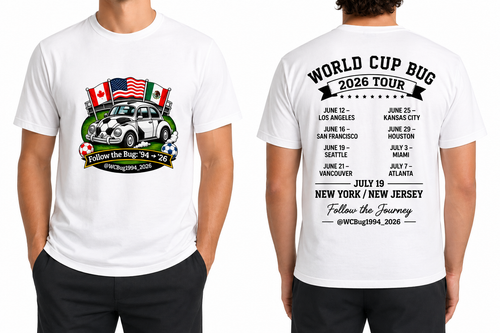 World Cup Bug ‘94 → ‘26 Tour Shirt — Support the Journey